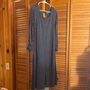 Soft surroundings Navy Blue Long Sleeve Dress